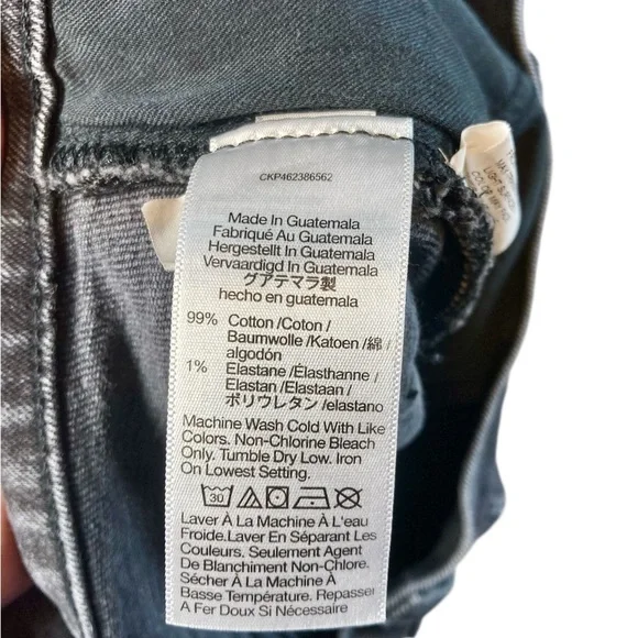 Madewell the Perfect Vintage Jean Black Size 27​​ - Picture 7 of 7